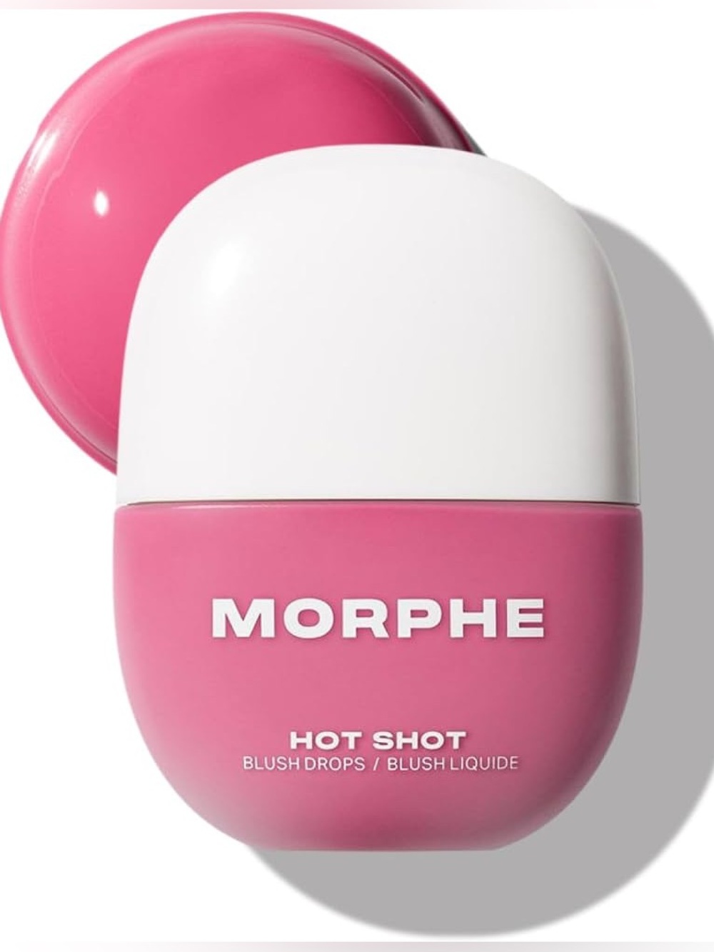 Morphe Hot Shot Blush Drops in Flex Symbol Fuchsia Pink Liquid Blush Buildable